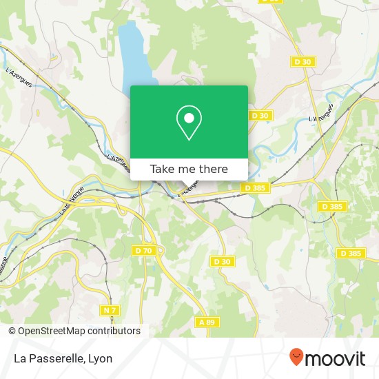 Mapa La Passerelle