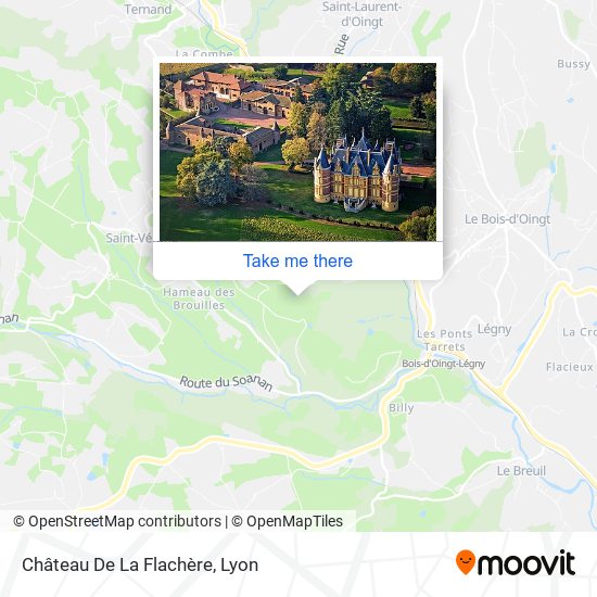 Mapa Château De La Flachère