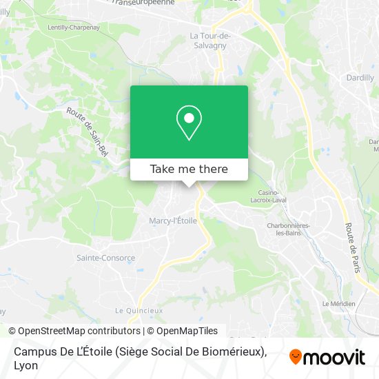 Campus De L’Étoile (Siège Social De Biomérieux) map
