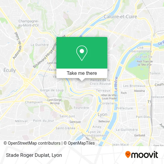 Stade Roger Duplat map