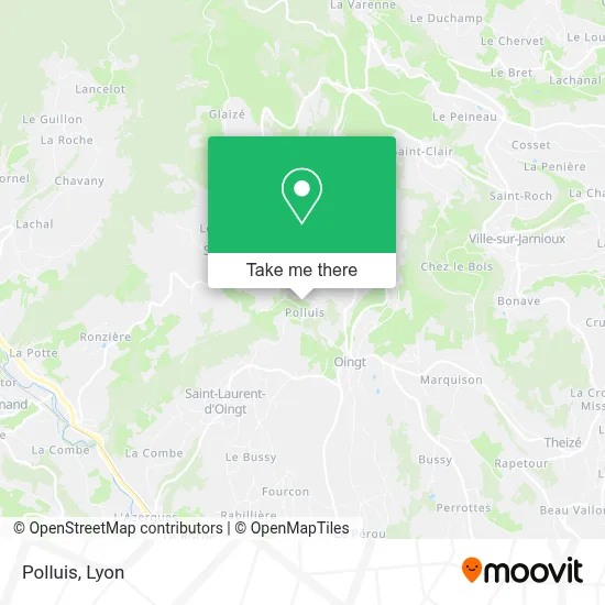 Polluis map