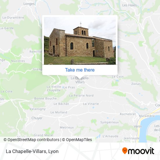 Mapa La Chapelle-Villars