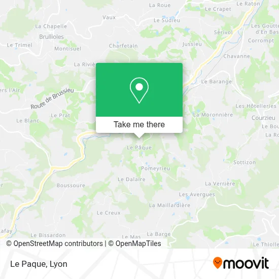 Le Paque map