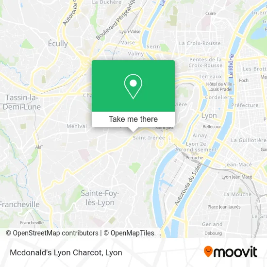 Mcdonald's Lyon Charcot map