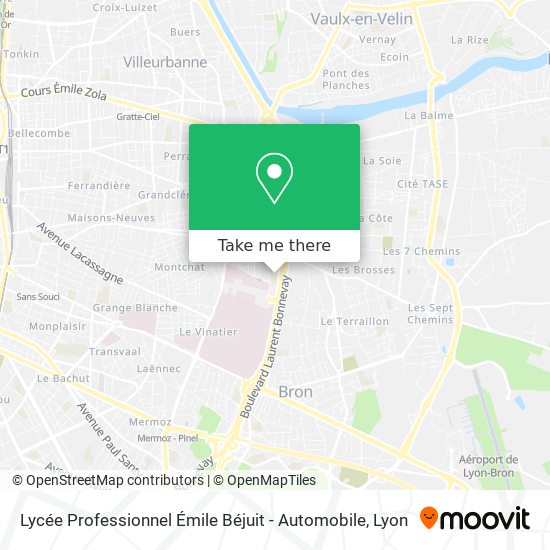 Lycée Professionnel Émile Béjuit - Automobile map