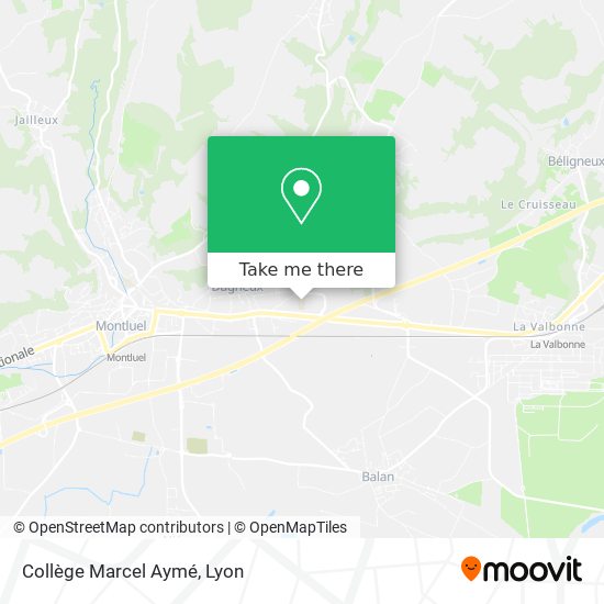 Collège Marcel Aymé map