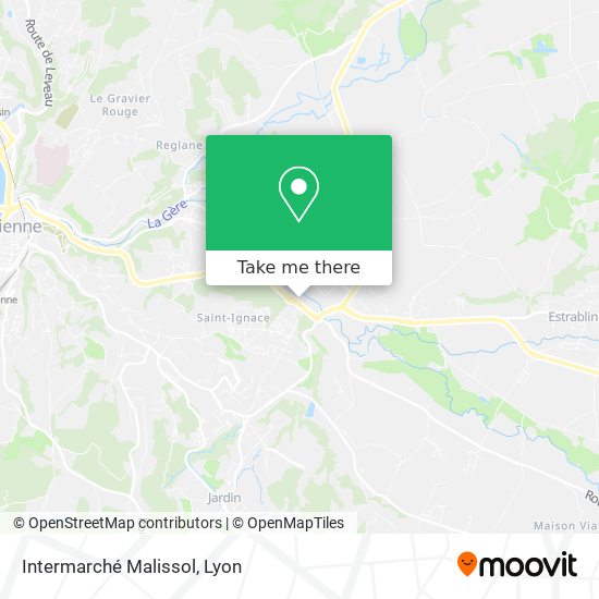Intermarché Malissol map