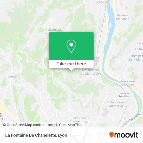La Fontaine De Chanelette map