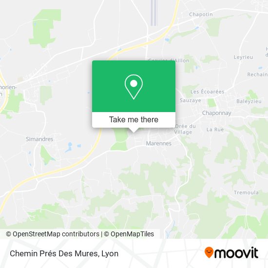 Chemin Prés Des Mures map