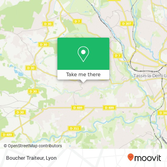 Mapa Boucher Traiteur