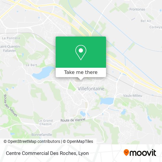 Centre Commercial Des Roches map
