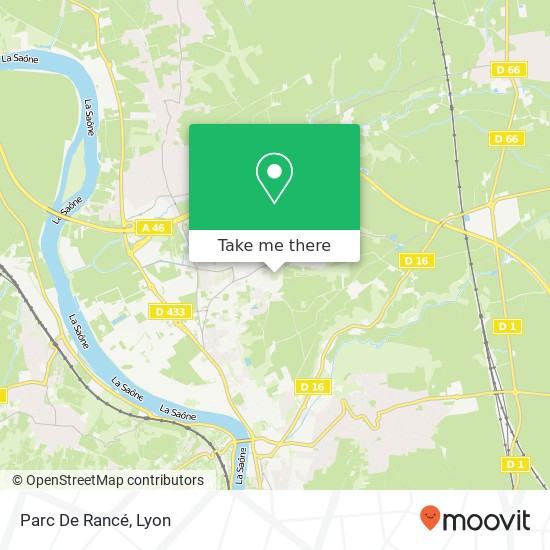 Parc De Rancé map