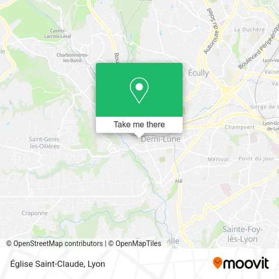 Église Saint-Claude map