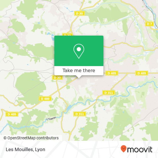 Mapa Les Mouilles