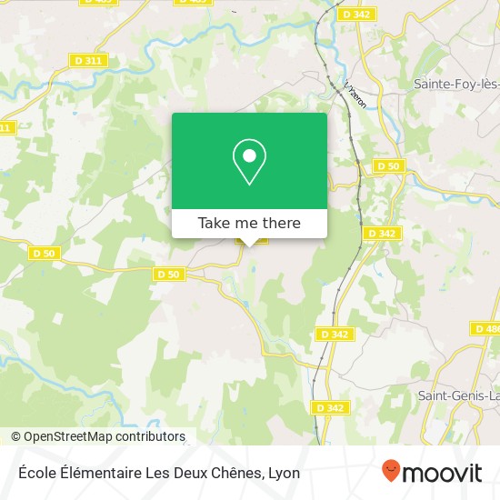 École Élémentaire Les Deux Chênes map