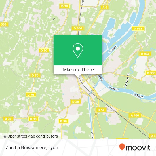 Zac La Buissonière map