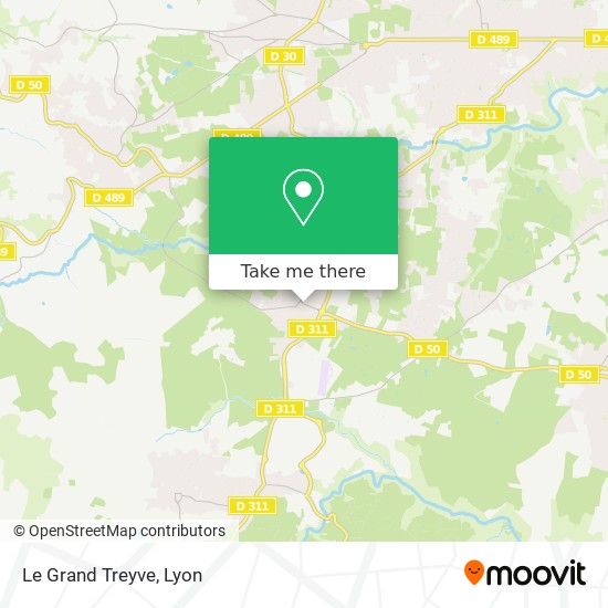 Mapa Le Grand Treyve