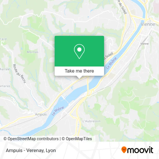 Ampuis - Verenay map