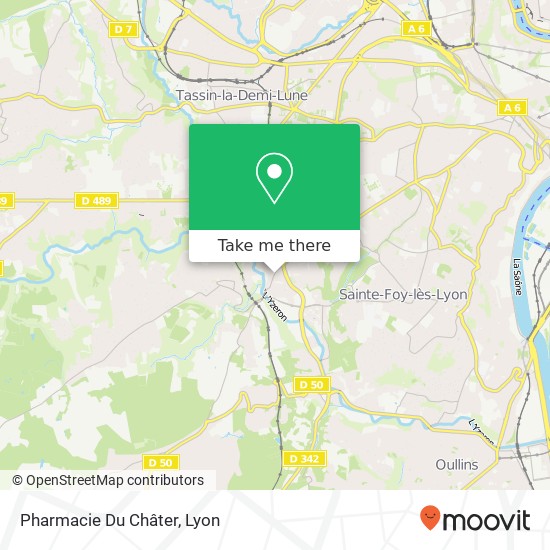 Mapa Pharmacie Du Châter