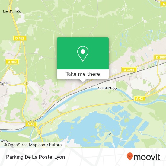 Mapa Parking De La Poste