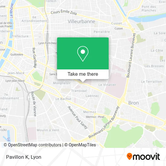 Pavillon K map