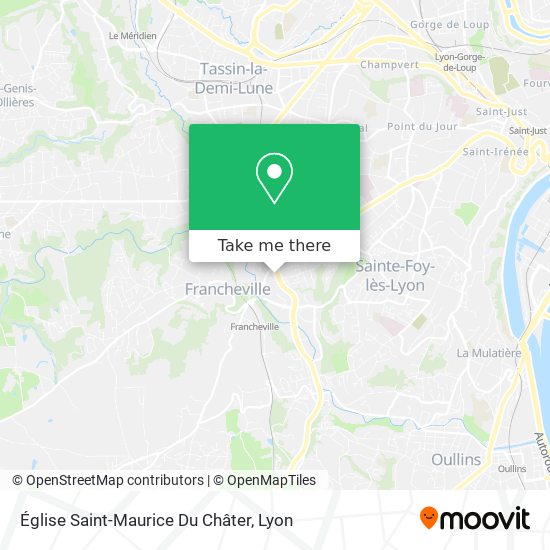 Église Saint-Maurice Du Châter map
