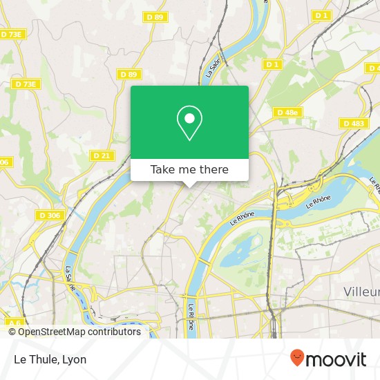 Le Thule map