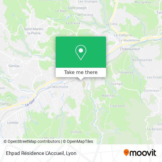 Ehpad Résidence L'Accueil map
