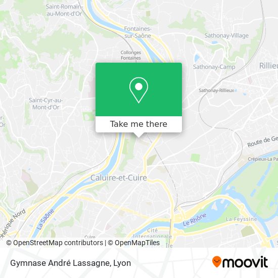 Gymnase André Lassagne map