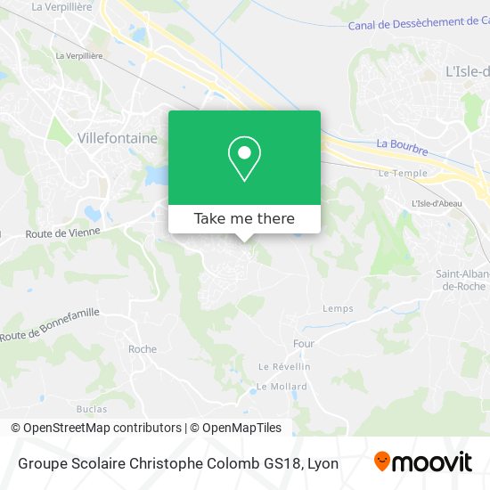 Groupe Scolaire Christophe Colomb GS18 map