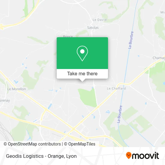 Geodis Logistics - Orange map