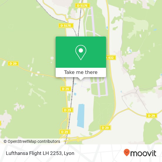 Lufthansa Flight LH 2253 map