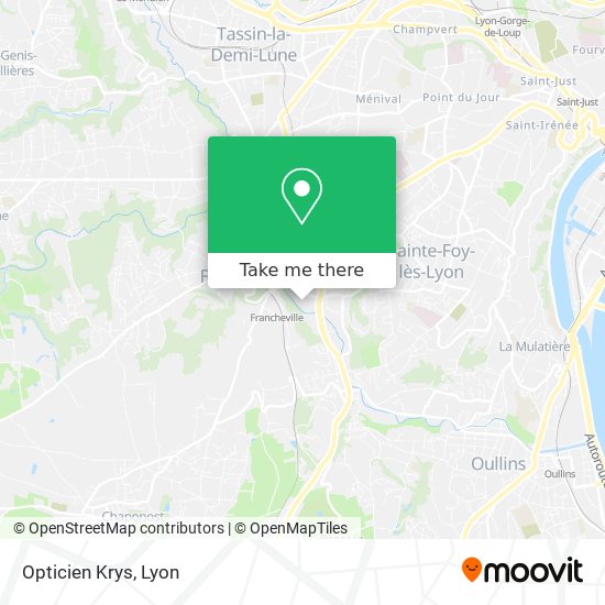 Opticien Krys map