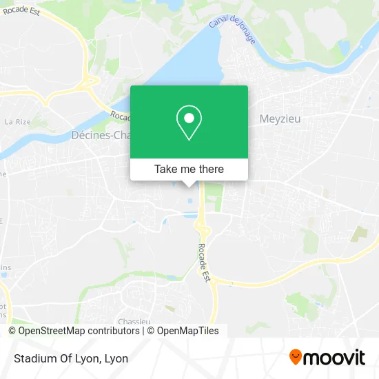 Stadium Of Lyon map