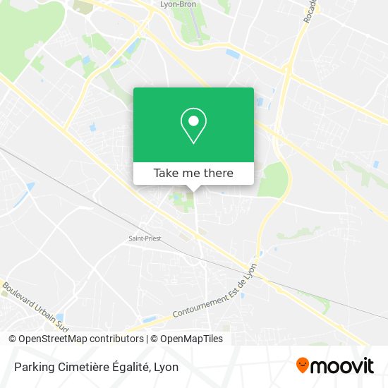 Parking Cimetière Égalité map