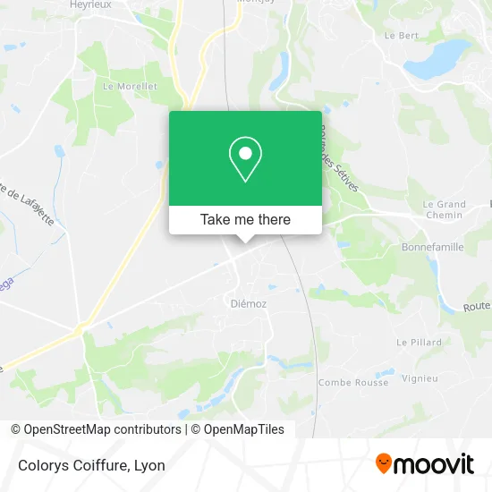 Colorys Coiffure map