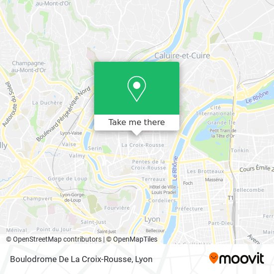 Boulodrome De La Croix-Rousse map