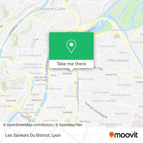 Les Saveurs Du Bistrot map