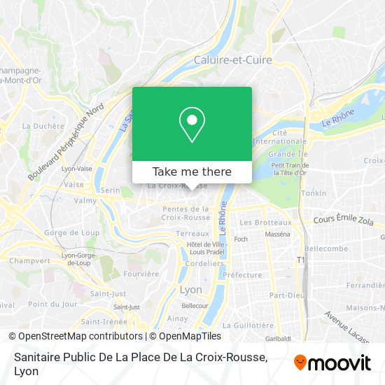 Sanitaire Public De La Place De La Croix-Rousse map