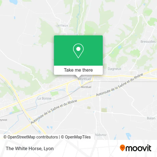 Le Cheval Blanc map
