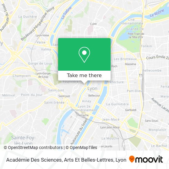 Académie Des Sciences, Arts Et Belles-Lettres map