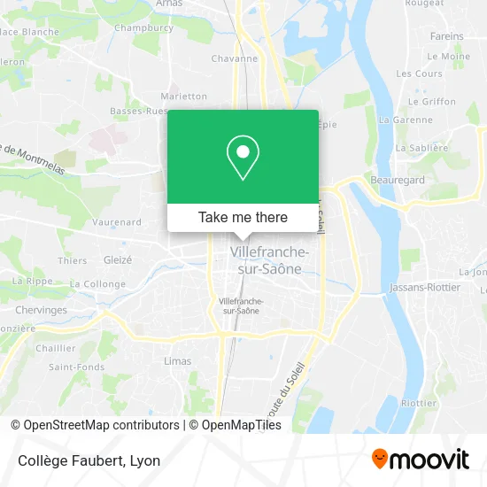 Collège Faubert map