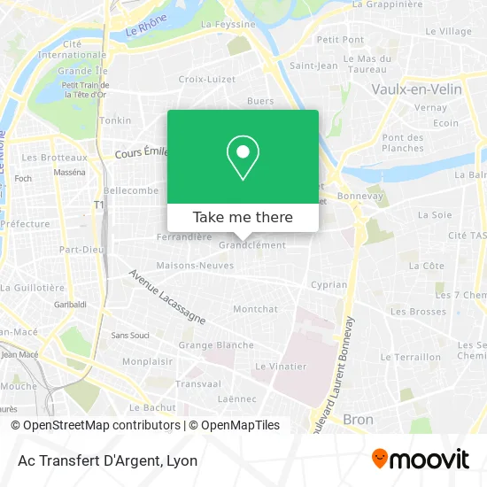 Ac Transfert D'Argent map