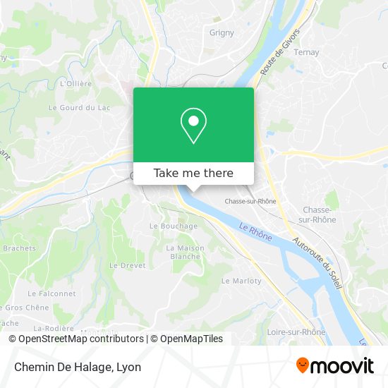 Chemin De Halage map