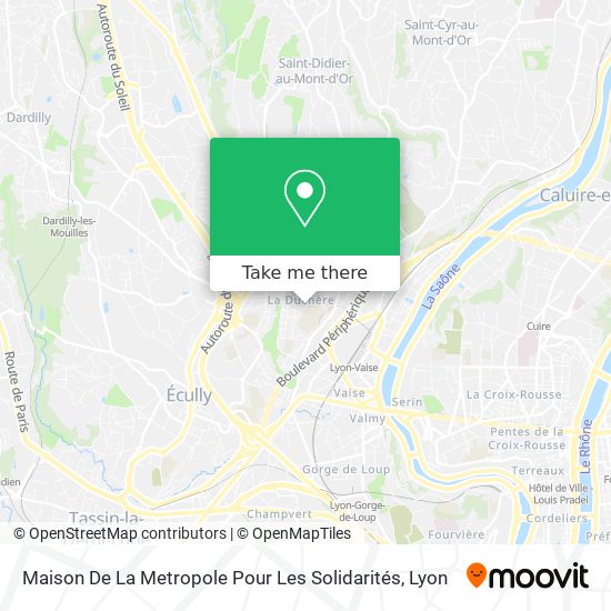 Maison De La Metropole Pour Les Solidarités map