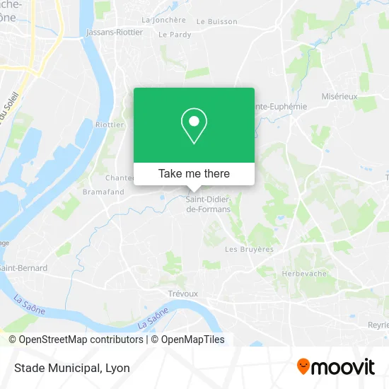 Stade Municipal map