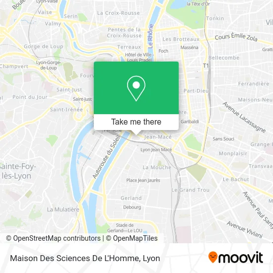 Maison Des Sciences De L'Homme map