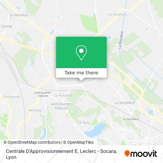 Centrale D'Approvisionnement E. Leclerc - Socara map
