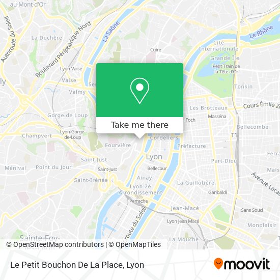Mapa Le Petit Bouchon De La Place