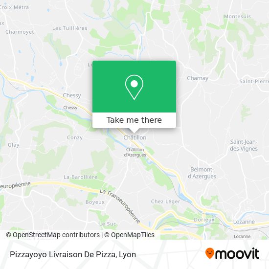 Mapa Pizzayoyo Livraison De Pizza